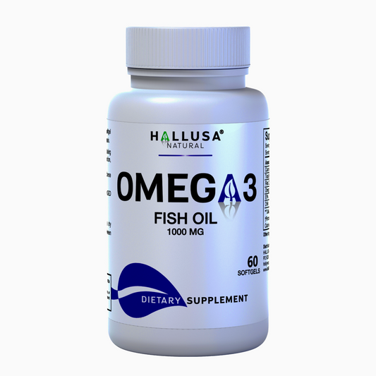 Omega 3 Fish Oil 1000 mg, EPA 180mg DHA 120mg, Heart & Joint Support 60 Softgels