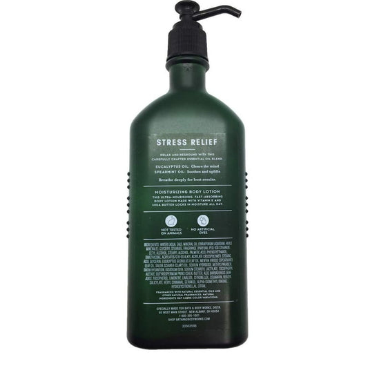 Bath & Body Works Aromatherapy Eucalyptus spearmint stress relief body lotion
