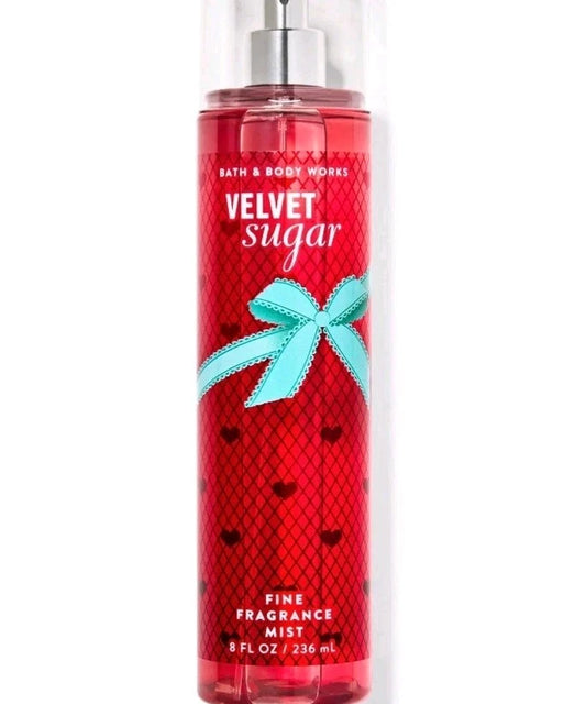 VELVET SUGAR Bath & Body Works Fine Fragrance Mist Spray 8 oz